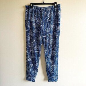Lucky Brand Womens Paisley Pull‎ On Drawstring Sleep Pants Size S 5B026 Joggers